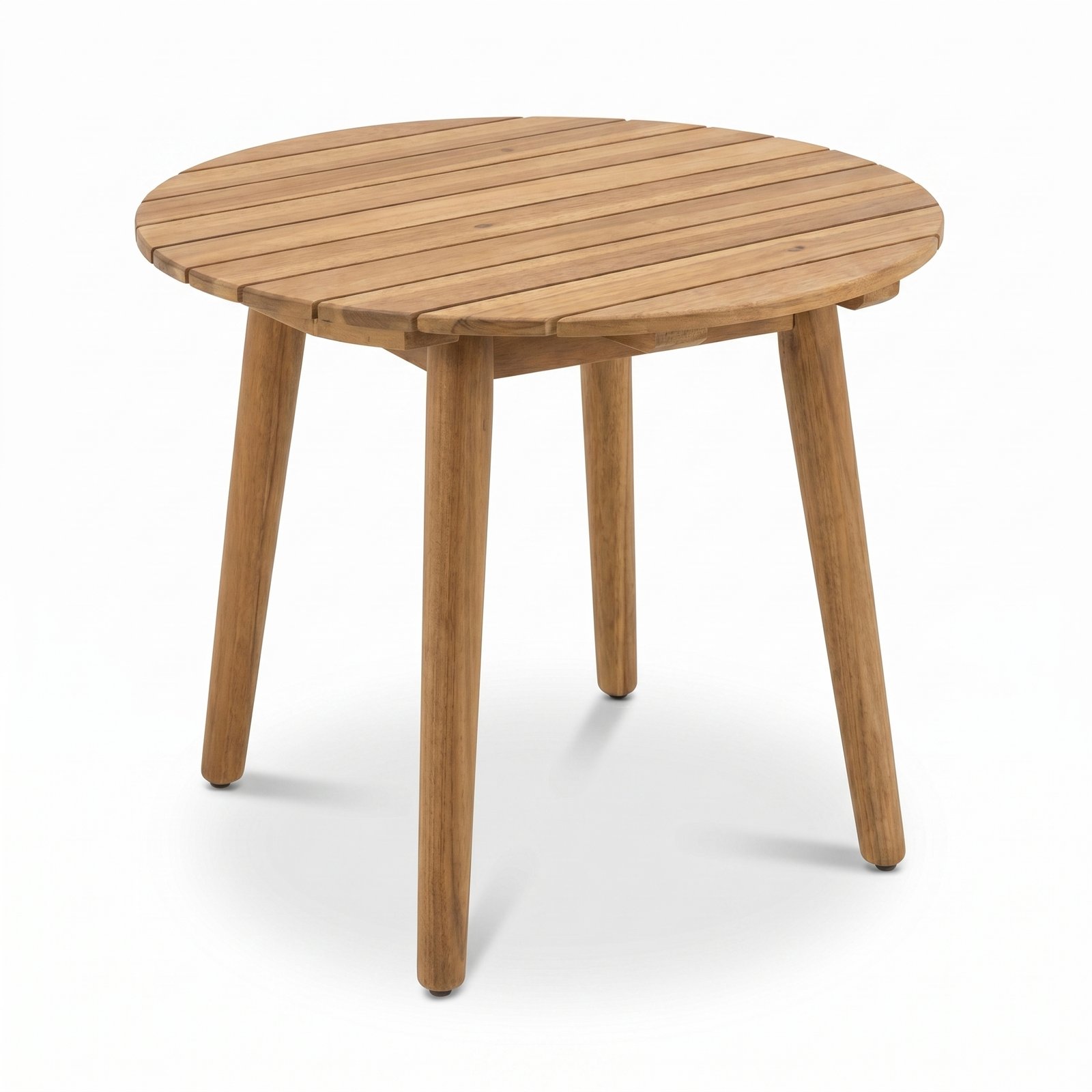 Solid Acacia Wood End Table